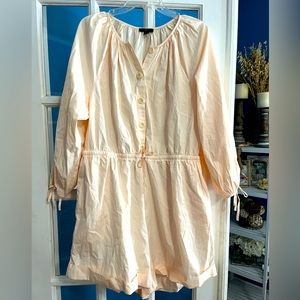 J. Crew button front romper